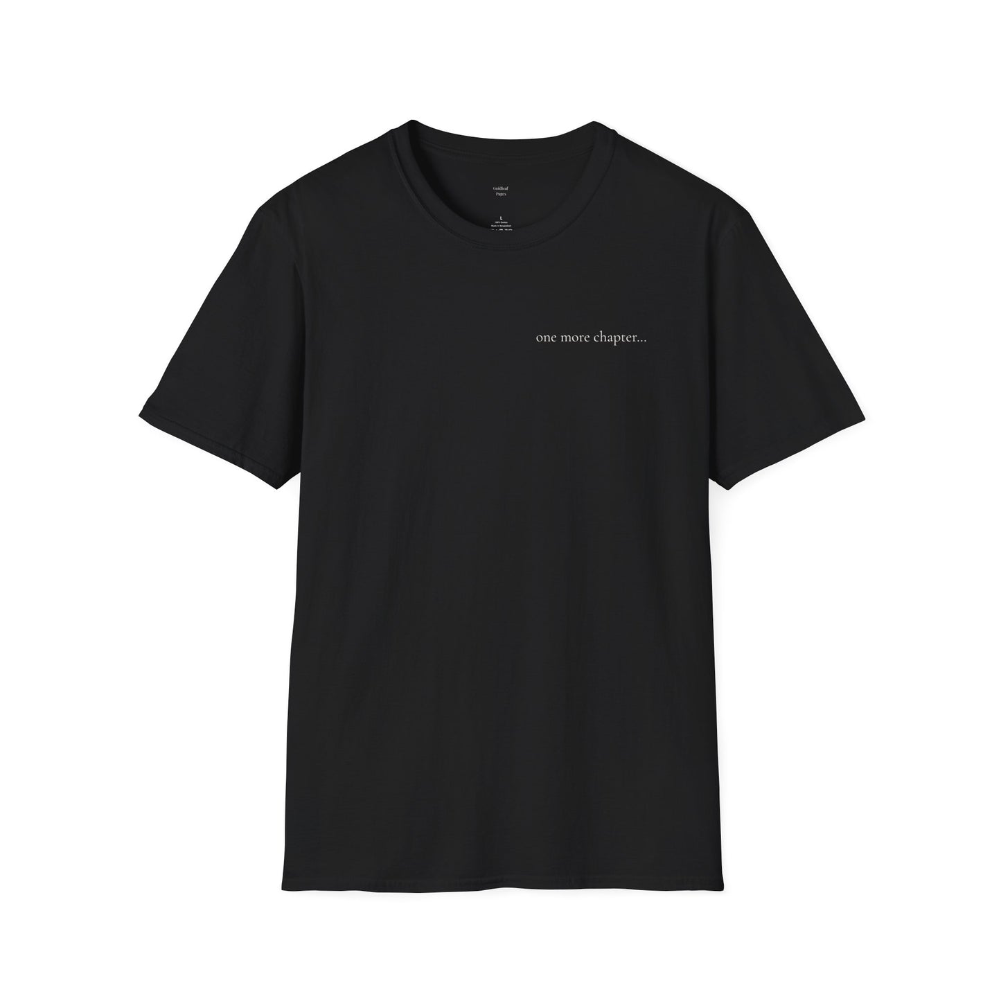 One More Chapter… T-Shirt - Minimalist Book Lover Tee
