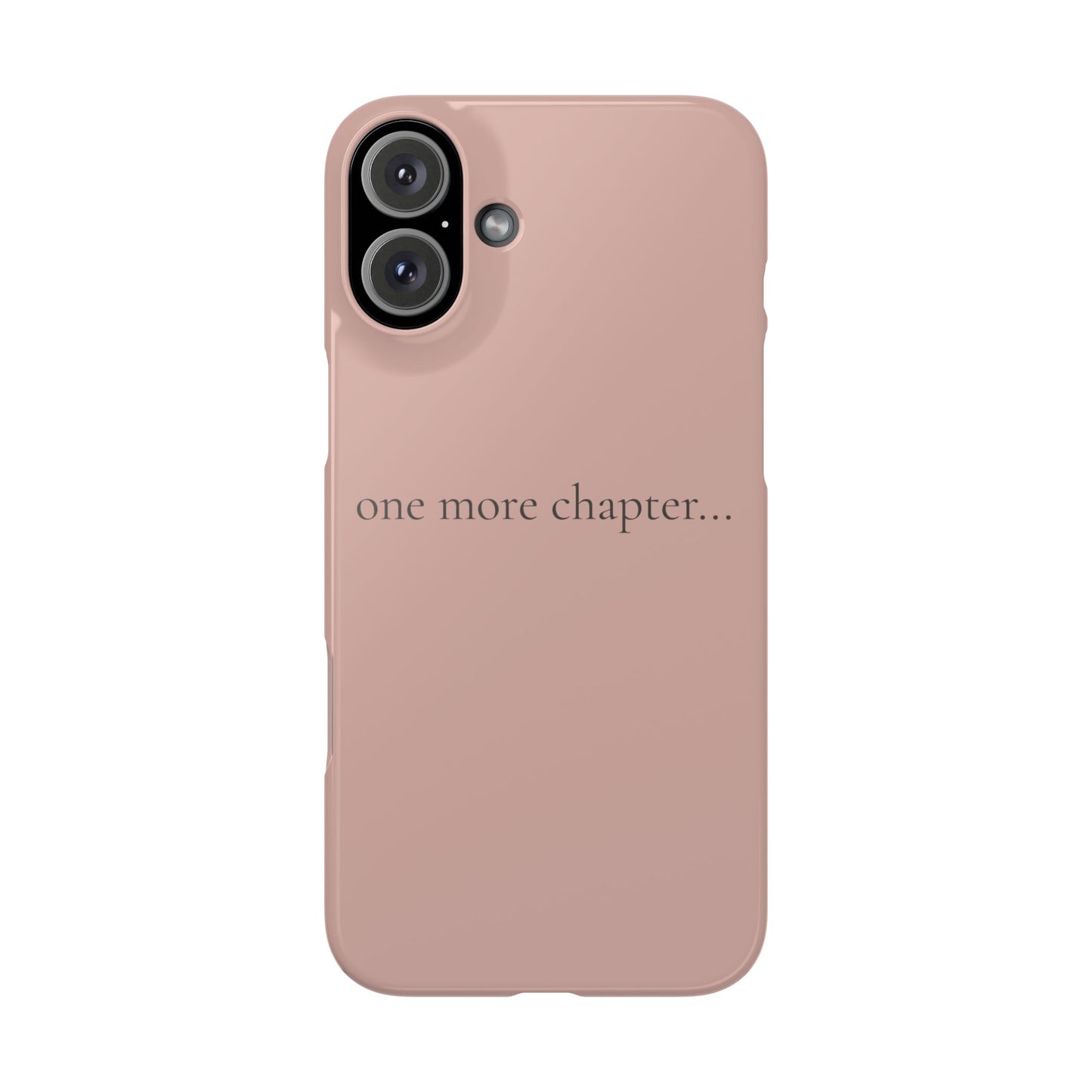 One More Chapter iPhone Case - Book Lover Phone Case