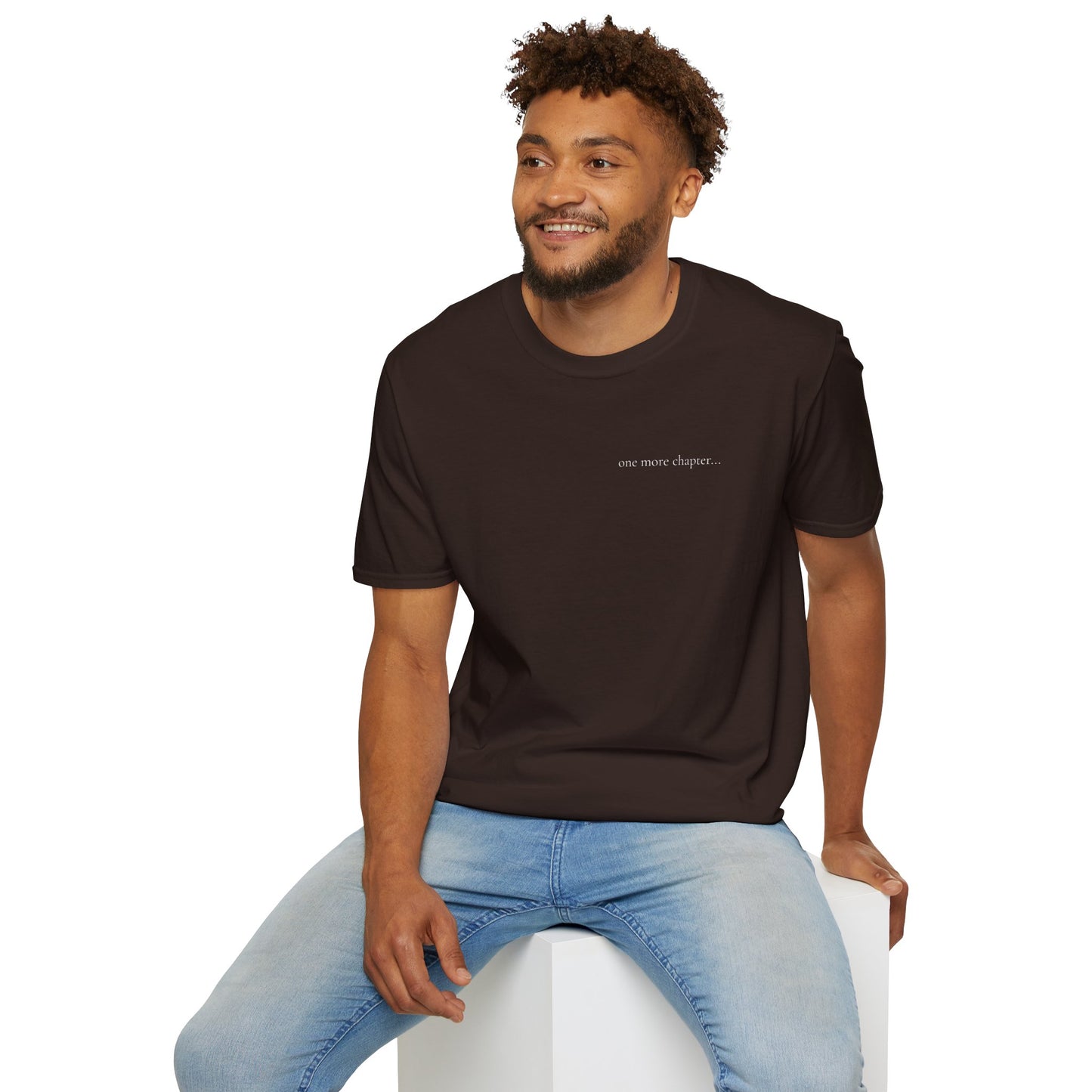 One More Chapter… T-Shirt - Minimalist Book Lover Tee