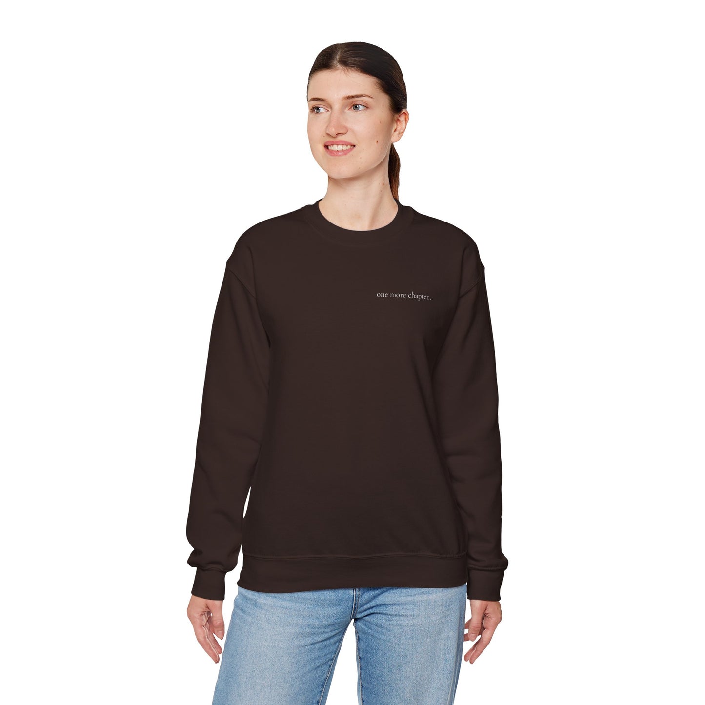 One More Chapter Sweatshirt - Cozy Reader Crewneck