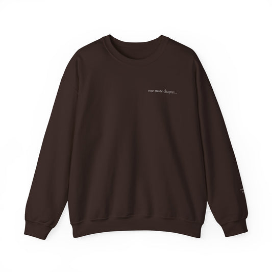 One More Chapter Sweatshirt - Cozy Reader Crewneck