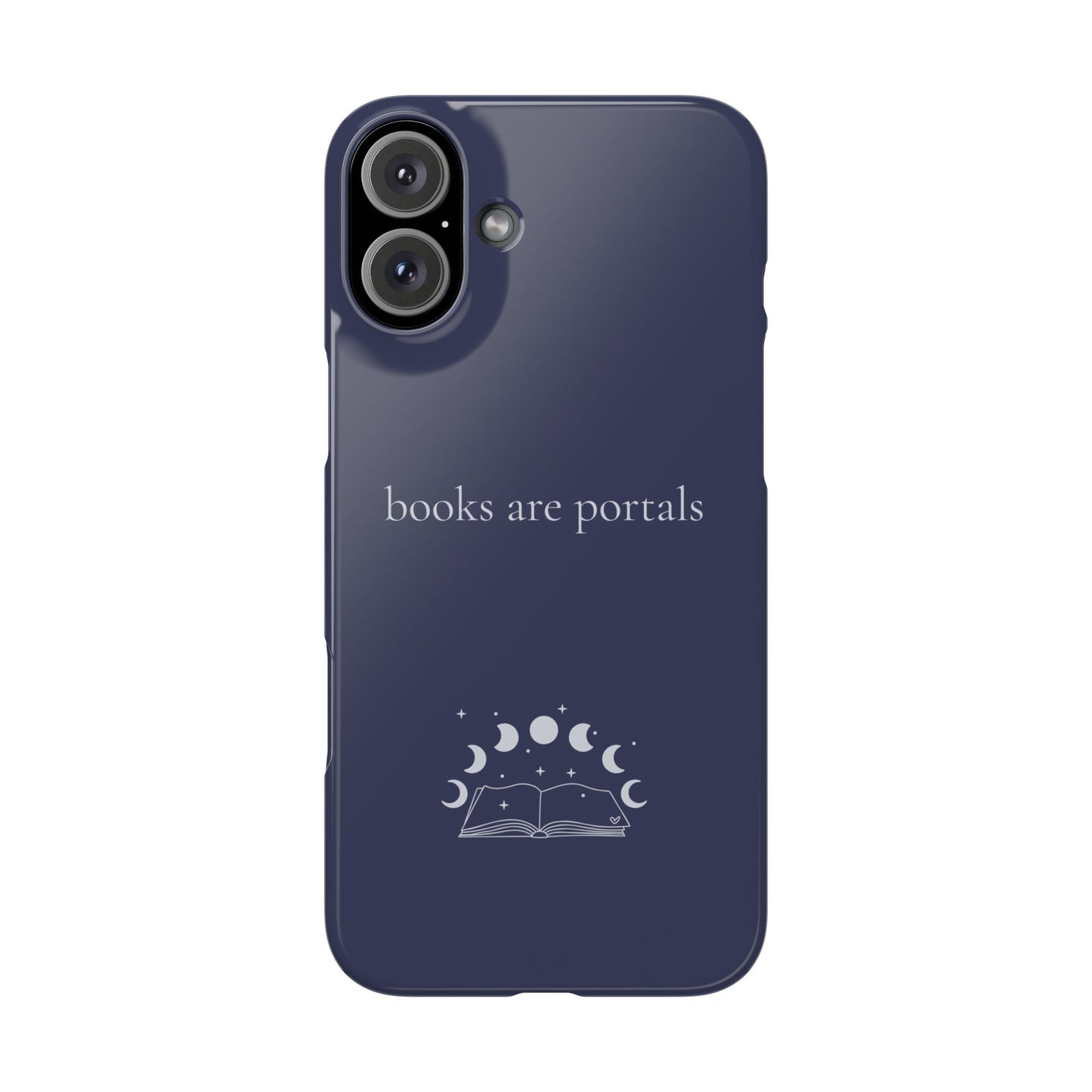Books are Portals iPhone Case - Fantasy Book Lover Phone Case