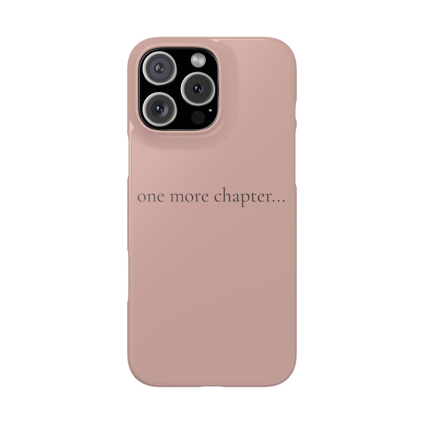 One More Chapter iPhone Case - Book Lover Phone Case