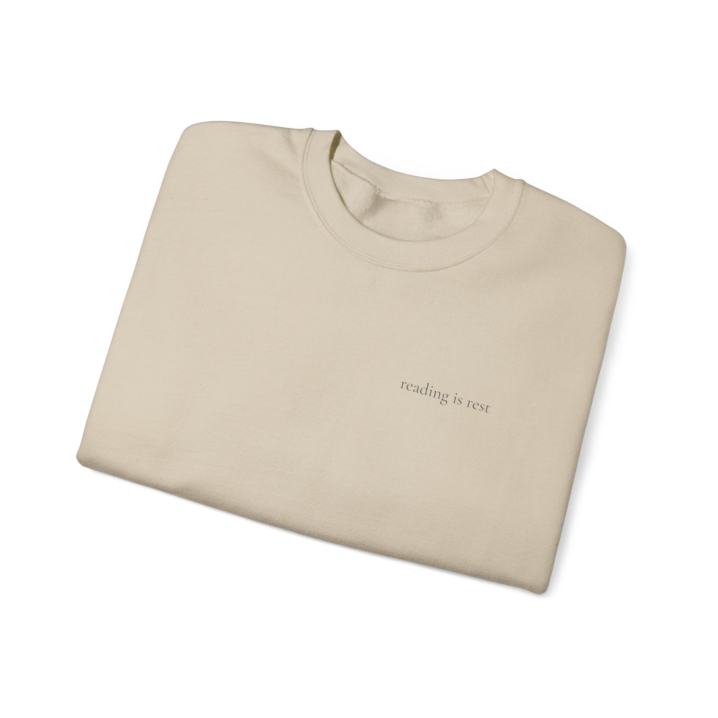 Reading is Rest Sweatshirt - Cozy Book Lover Crewneck