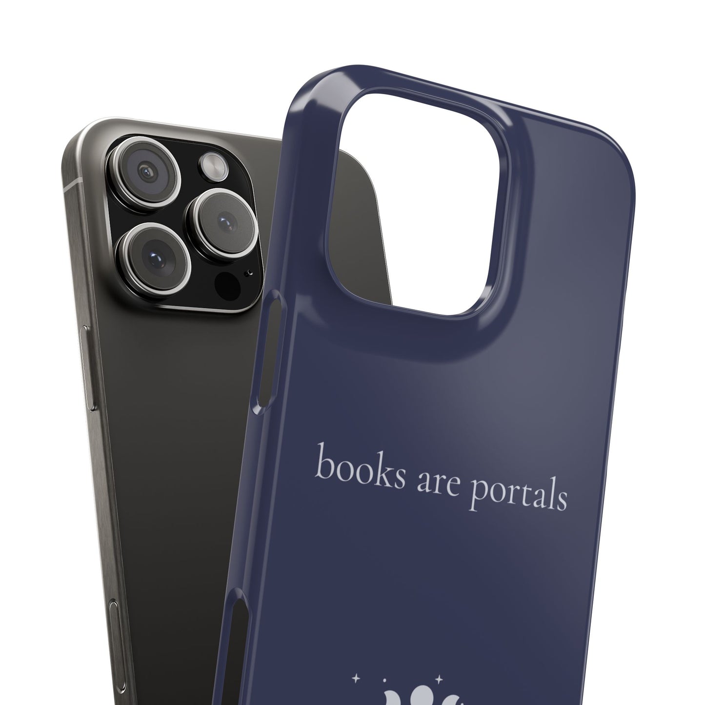 Books are Portals iPhone Case - Fantasy Book Lover Phone Case