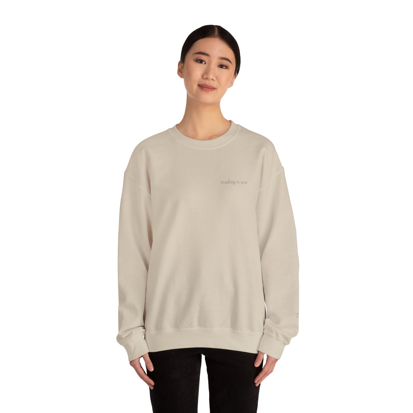 Reading is Rest Sweatshirt - Cozy Book Lover Crewneck