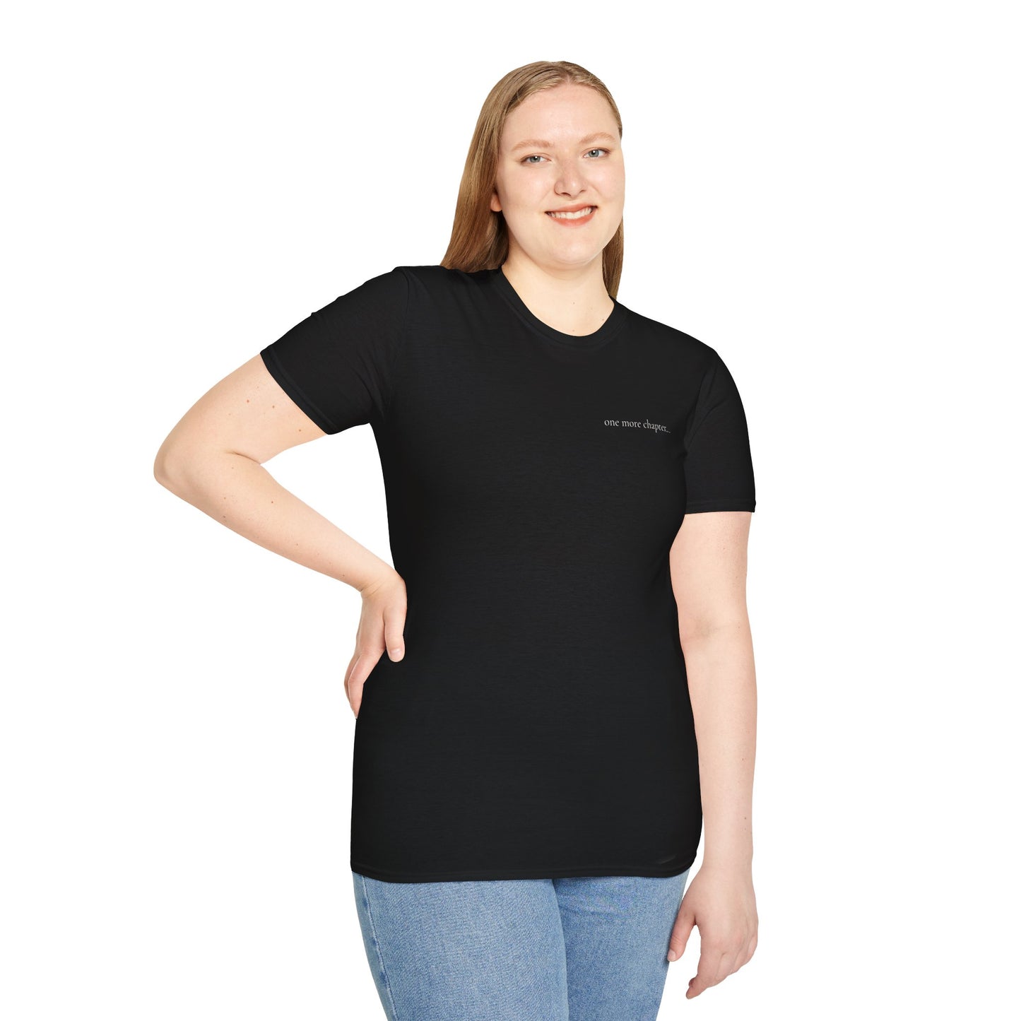 One More Chapter… T-Shirt - Minimalist Book Lover Tee