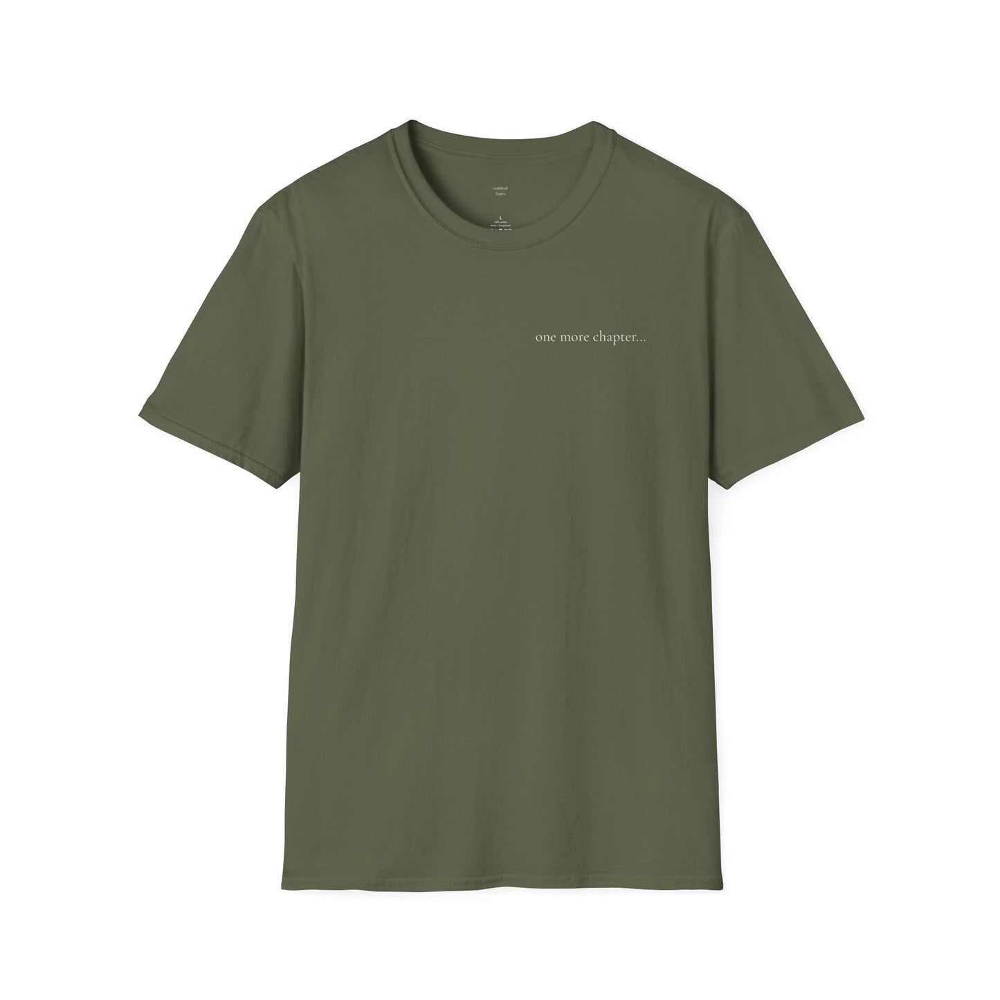 One More Chapter… T-Shirt - Minimalist Book Lover Tee