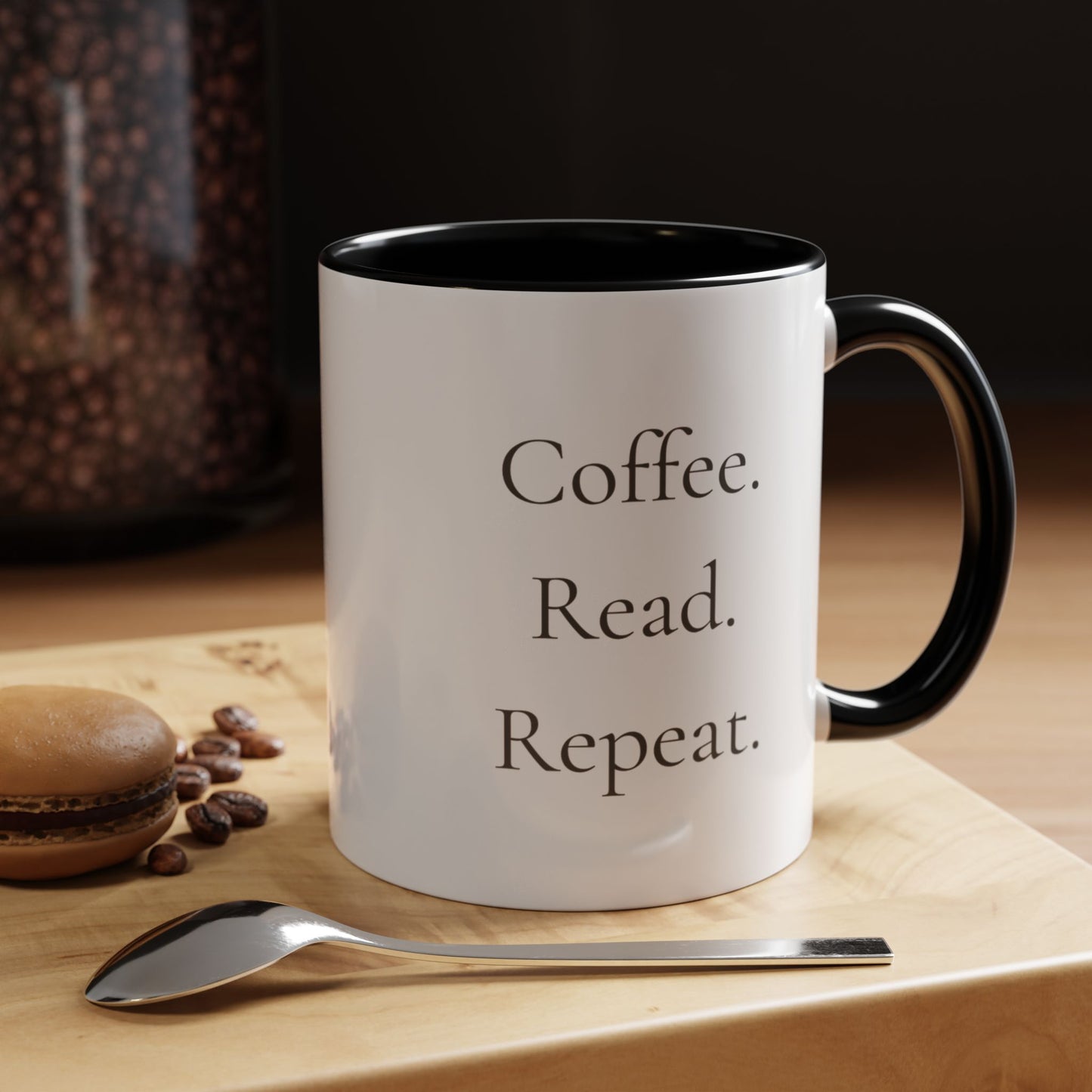 Coffee Read Repeat Mug - Book Lover Coffee Mug