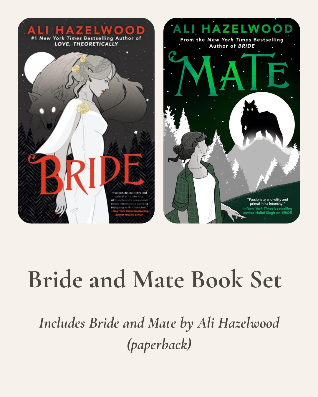 Bride and Mate Book Set - Ali Hazelwood