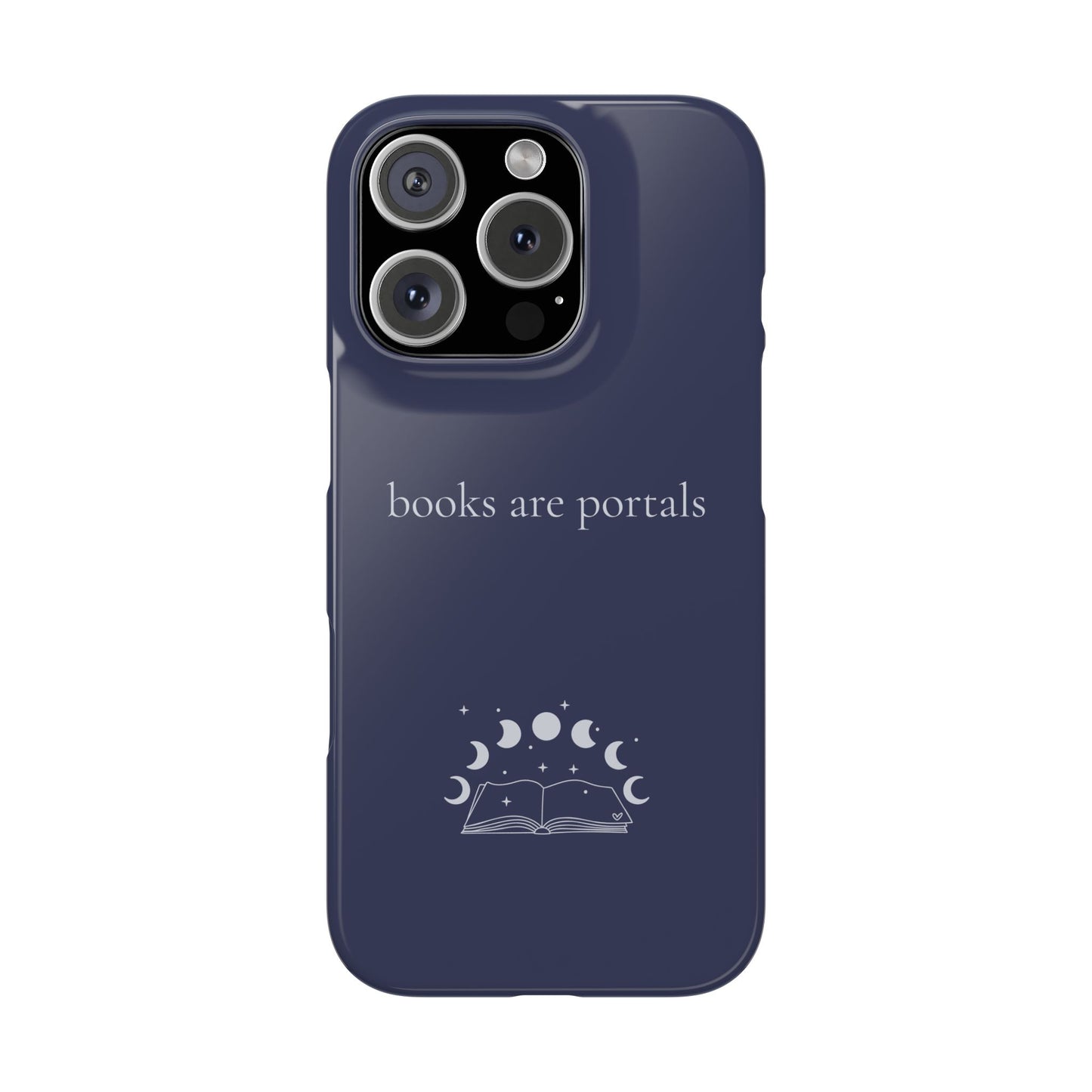 Books are Portals iPhone Case - Fantasy Book Lover Phone Case