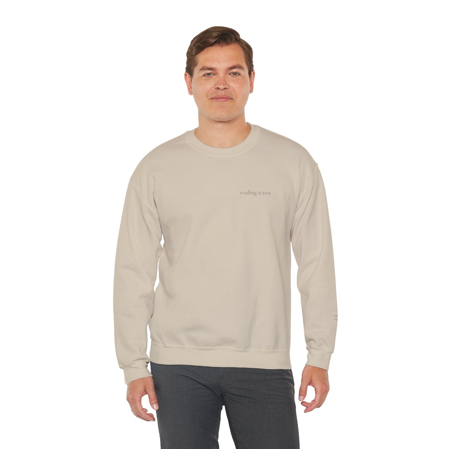 Reading is Rest Sweatshirt - Cozy Book Lover Crewneck
