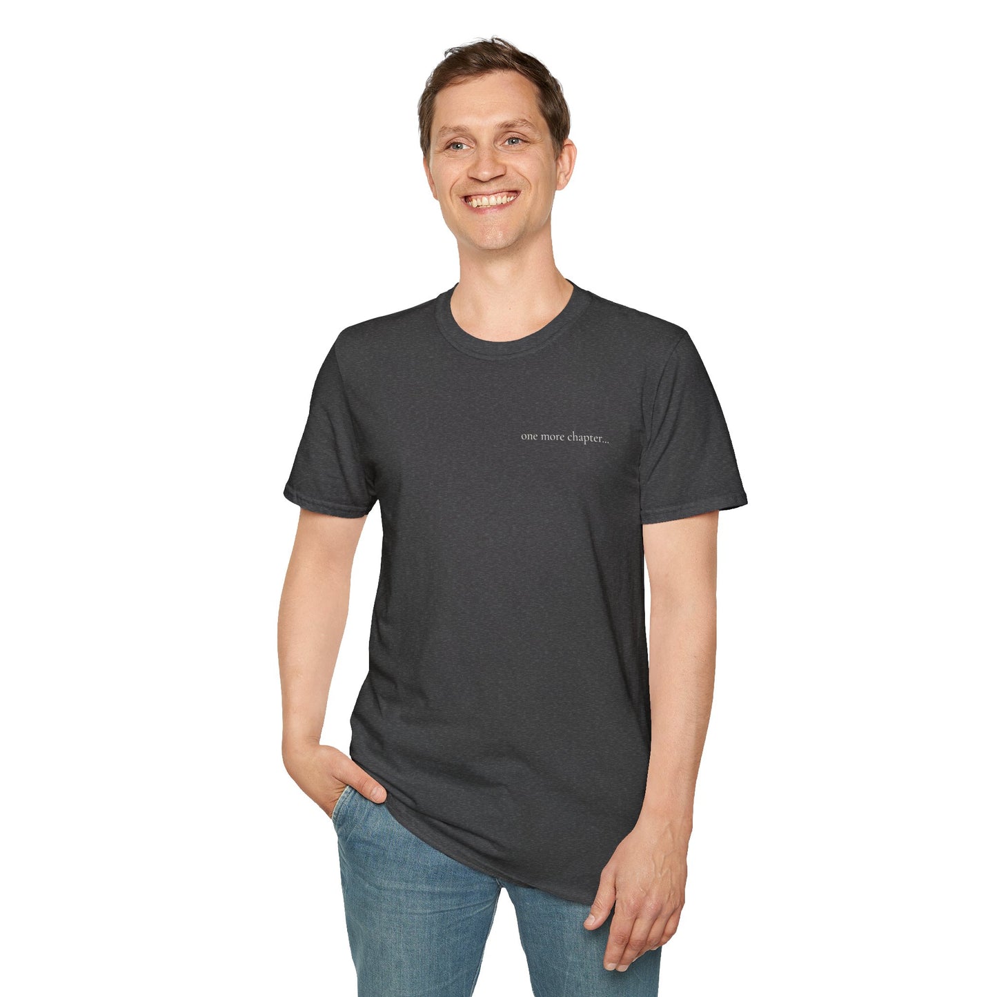 One More Chapter… T-Shirt - Minimalist Book Lover Tee