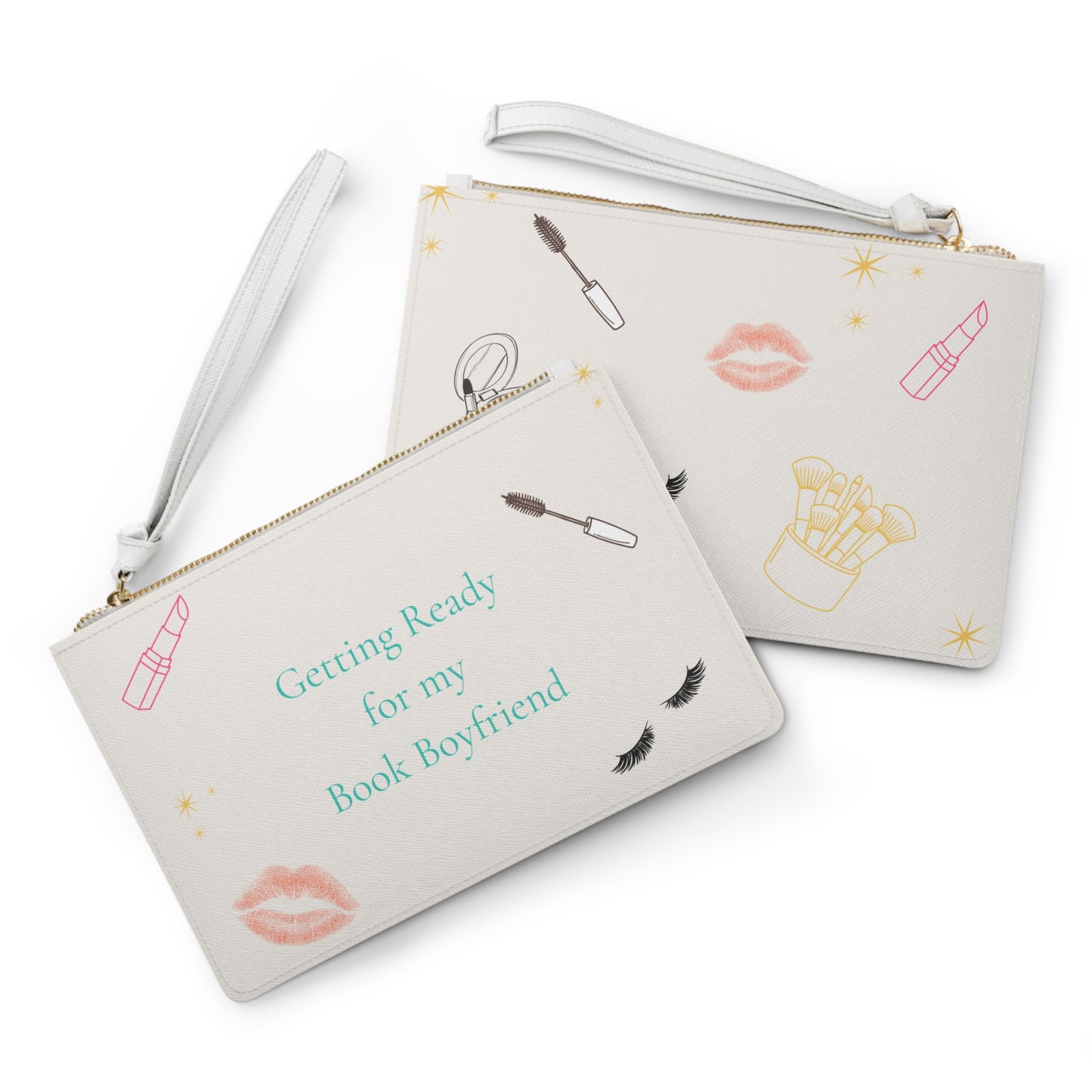 Book Boyfriend Makeup Bag - Romantasy Cosmetic Pouch