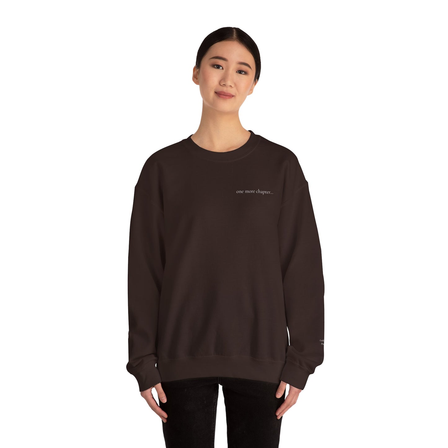 One More Chapter Sweatshirt - Cozy Reader Crewneck