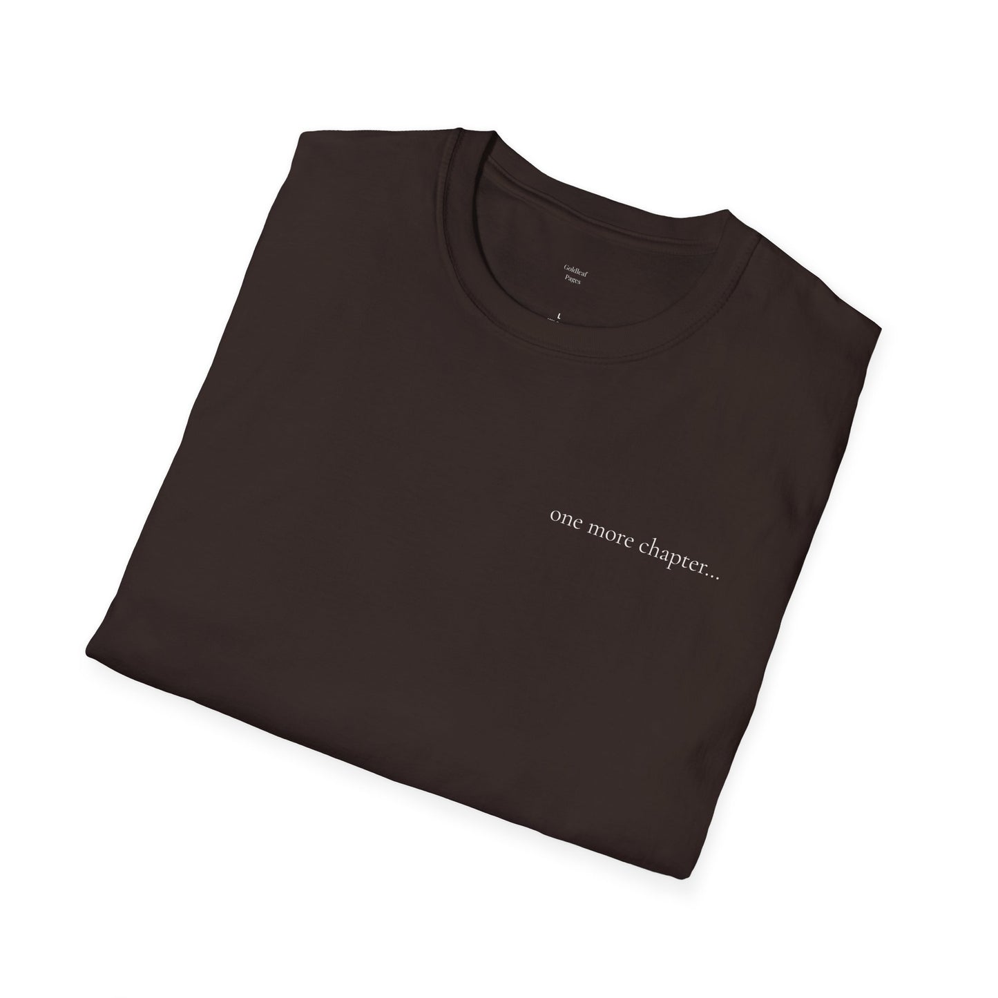 One More Chapter… T-Shirt - Minimalist Book Lover Tee