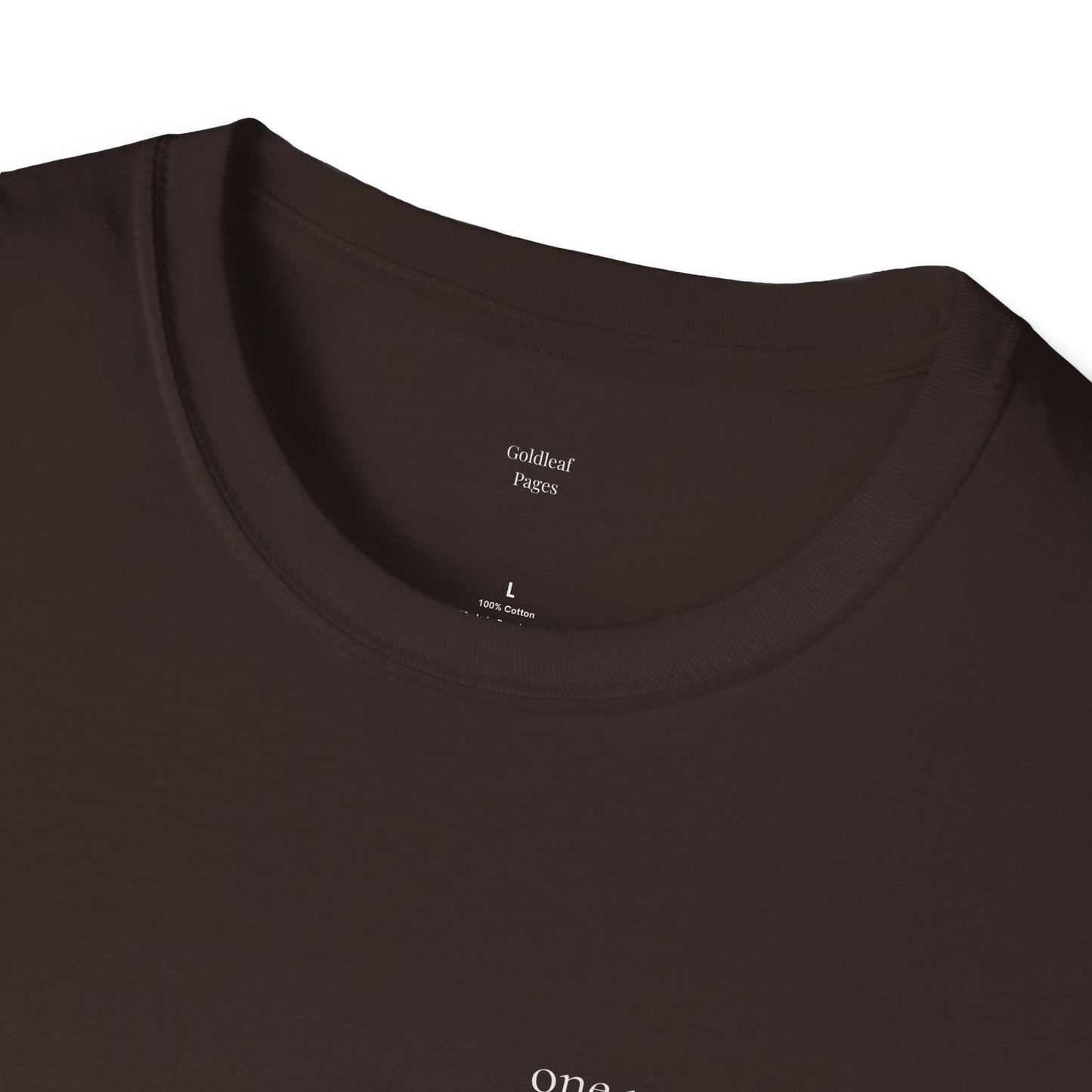 One More Chapter… T-Shirt - Minimalist Book Lover Tee