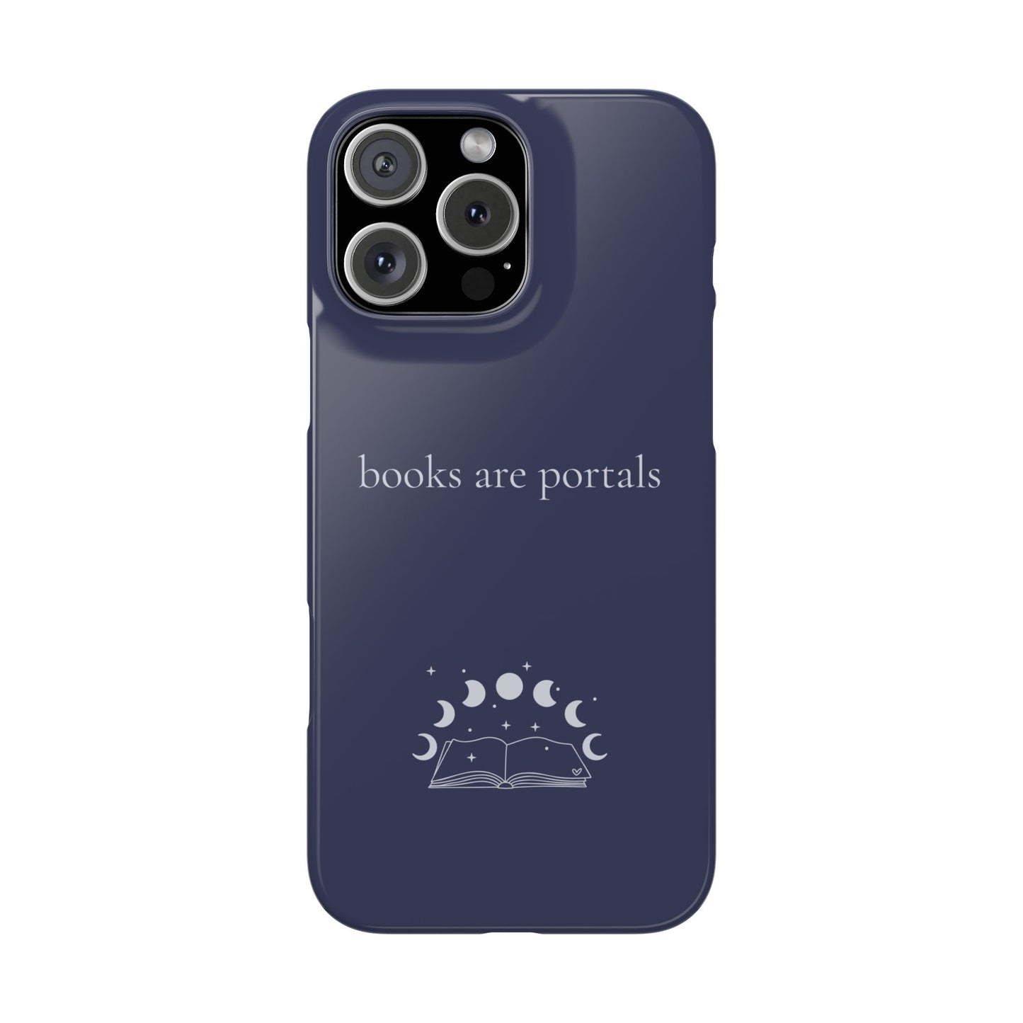 Books are Portals iPhone Case - Fantasy Book Lover Phone Case
