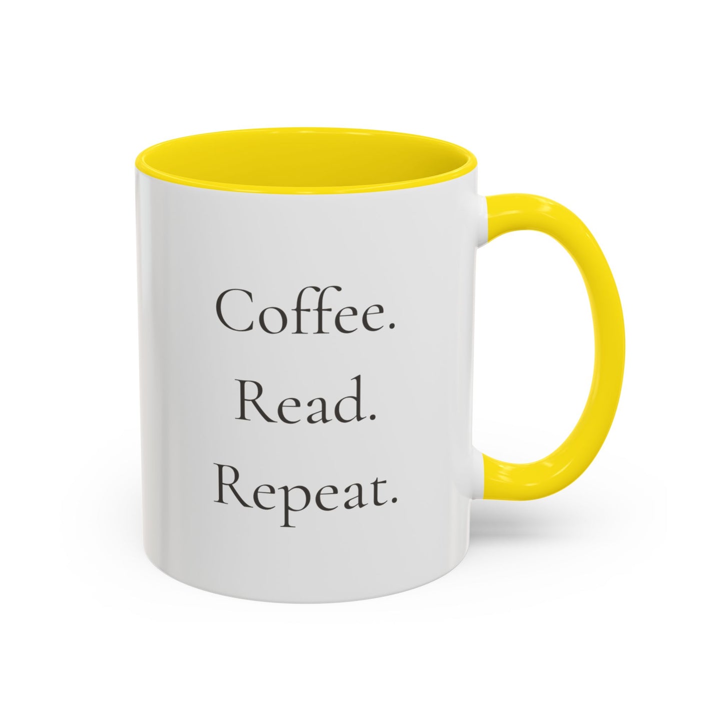 Coffee Read Repeat Mug - Book Lover Coffee Mug