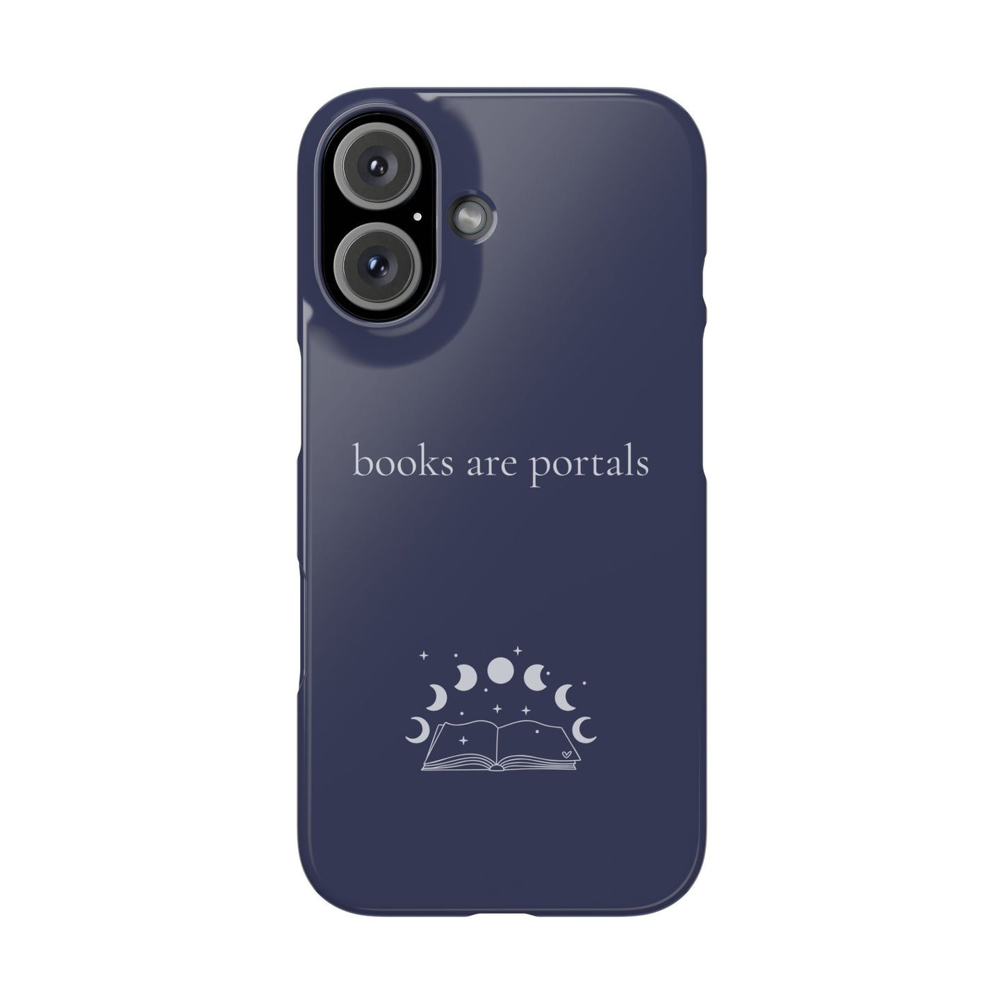 Books are Portals iPhone Case - Fantasy Book Lover Phone Case