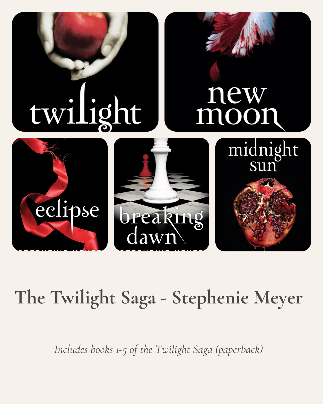 The Twilight Saga Set - Stephenie Meyer