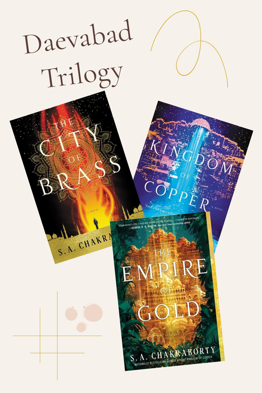 Daevabad Trilogy Bundle - The City of Brass, The Kingdom of Copper, The Kingdom of Gold - S. A. Chakraborty