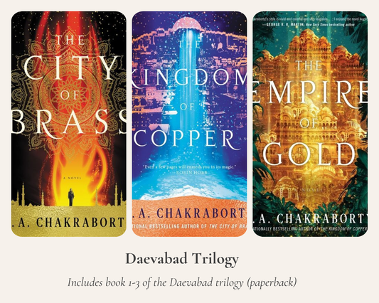 Daevabad Trilogy Bundle - The City of Brass, The Kingdom of Copper, The Kingdom of Gold - S. A. Chakraborty
