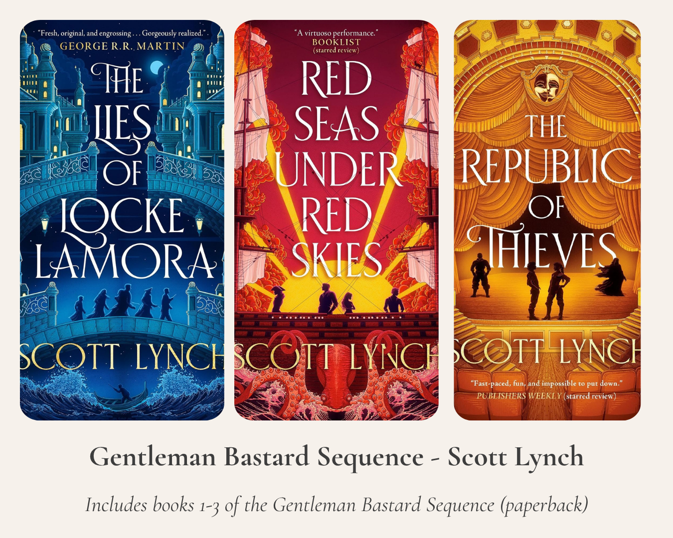 Gentleman Bastard Sequence - Scott Lynch