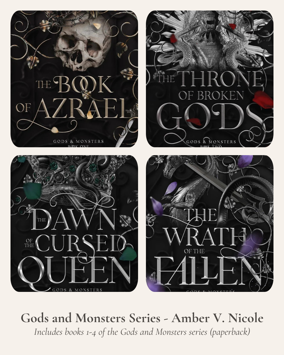 Gods and Monsters Series - Amber V. Nicole