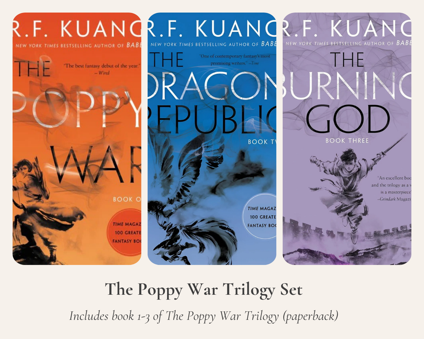 The Poppy War Trilogy Set - R. F. Kuang