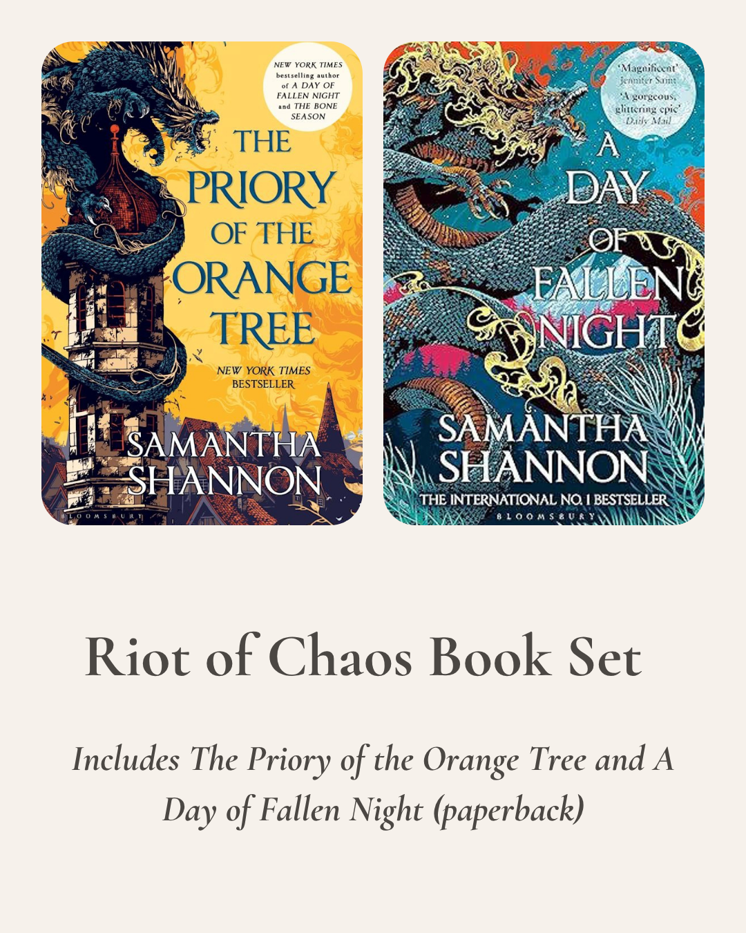 The Roots of Chaos Duology Set - Samantha Shannon