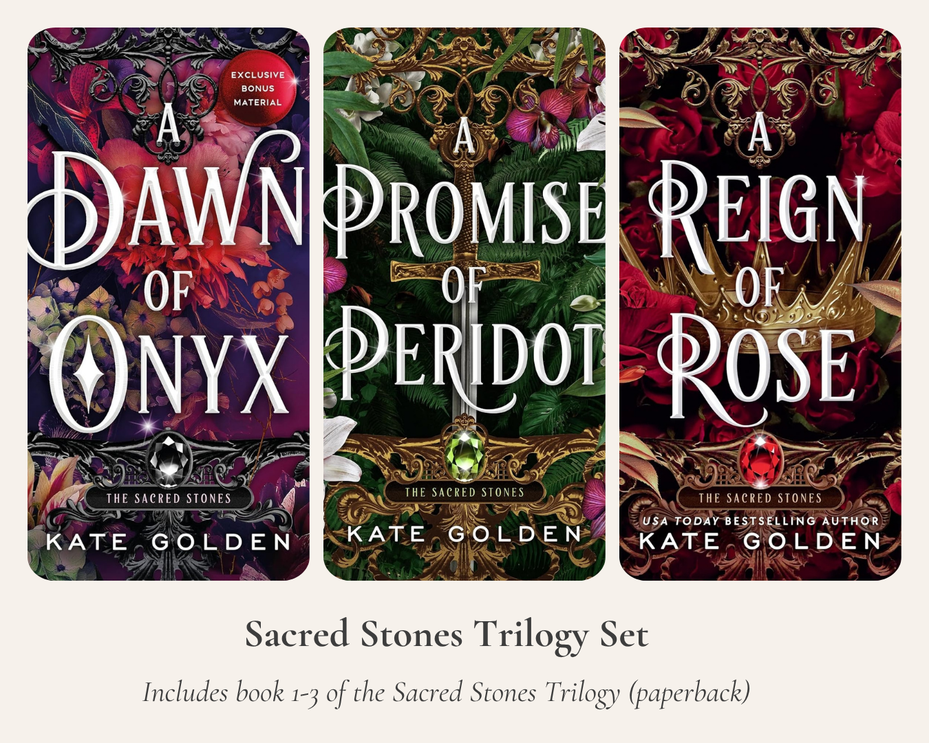 Sacred Stones Trilogy - Kate Golden