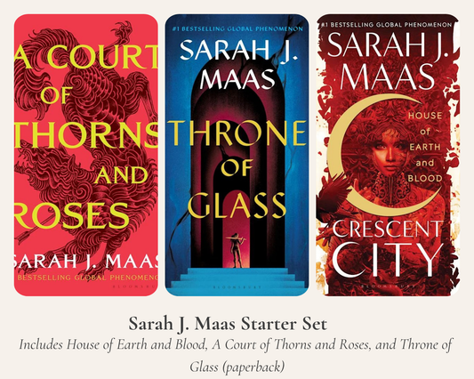 Sarah J. Maas Starter Bundle - ACOTAR + Throne of Glass + Crescent City
