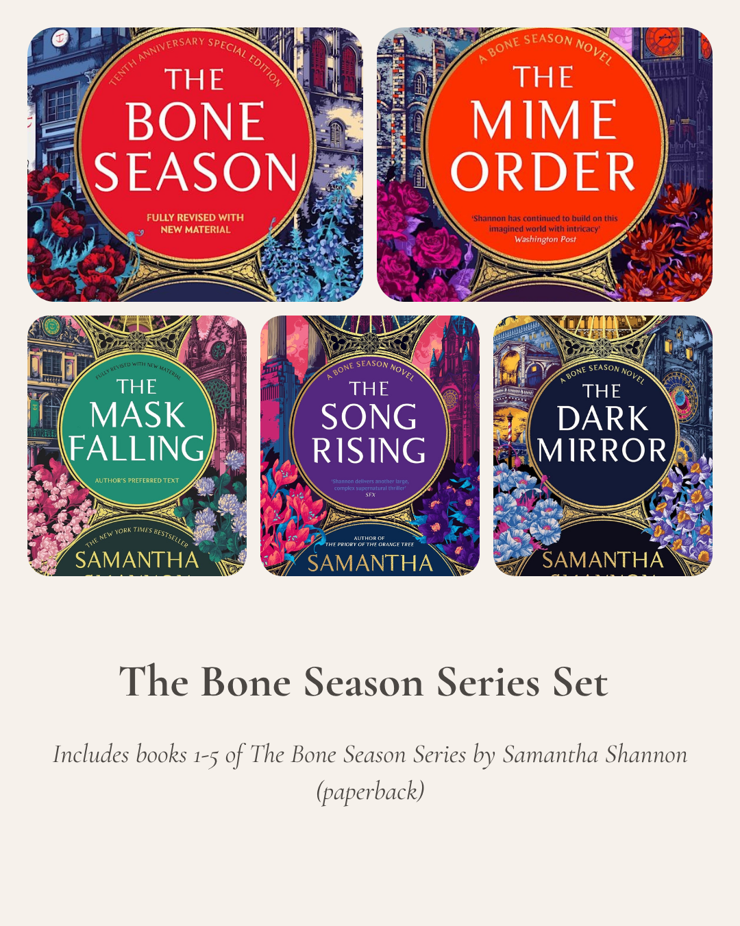 The Bone Season Series Set - Samantha Shannon