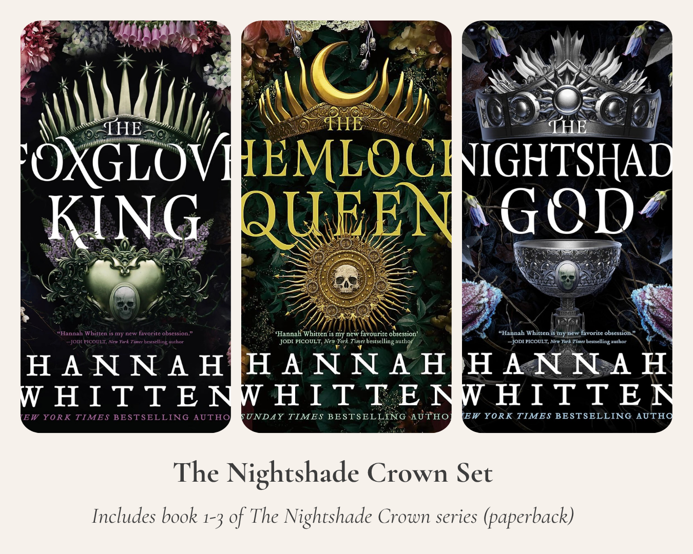 The Nightshade Crown Series Set - Hannah Whitten