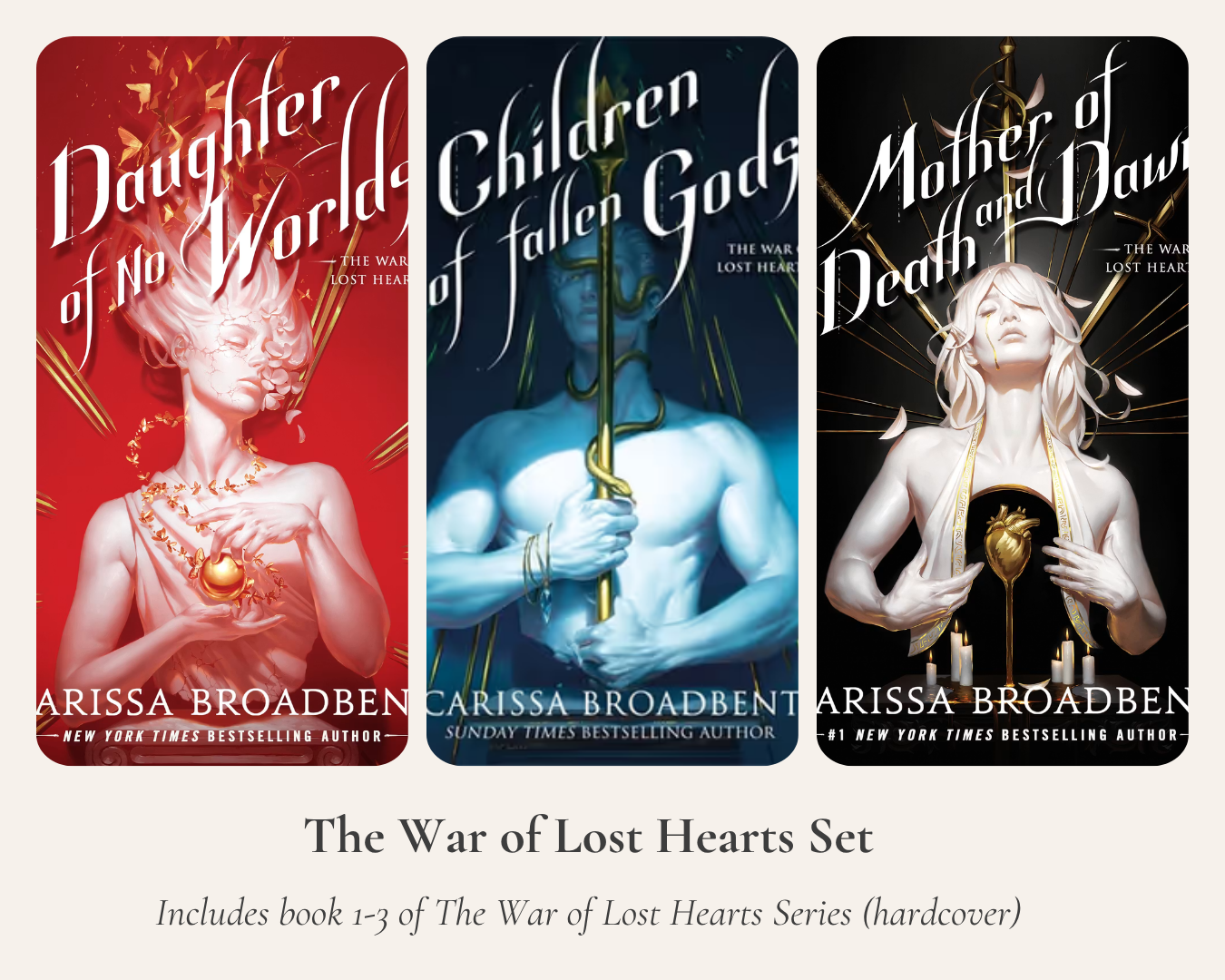 The War of Lost Hearts Series Set - Carissa Broadbent