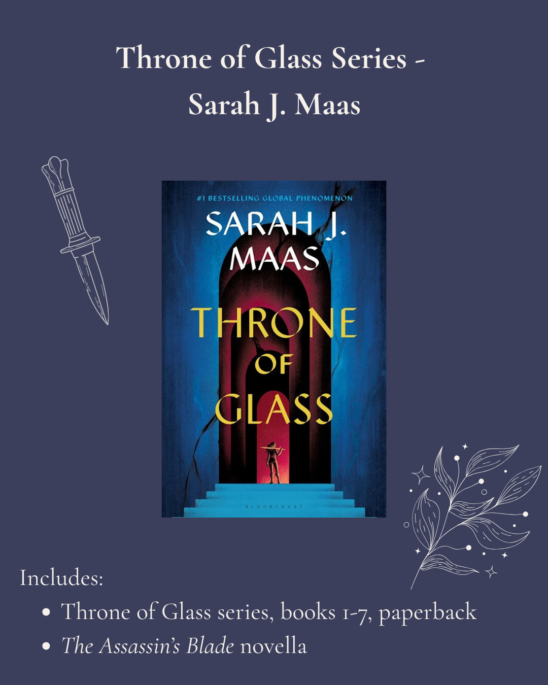 Throne of Glass Series Set - Sarah J. Maas